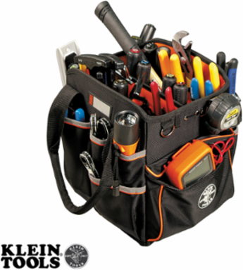 Tradesman Pro™ Tool Tote 10 Inch, 40 Pockets, 1680d Ballistic Weave