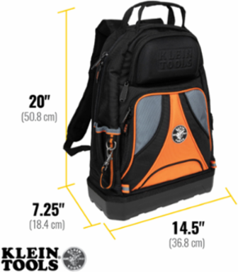 Tradesman Pro Tool Bag Backpack, 39 Pockets, 14 Inch, Water Resistant
