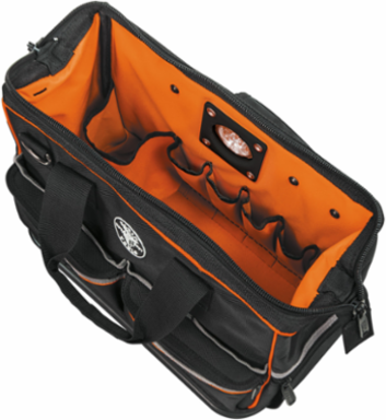 Tradesman Pro™ Lighted Tool Bag, 31 Pockets, 15 Inch, 1680d Ballistic Weave
