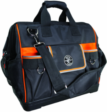Tradesman Pro™ Wide-Open Tool Bag, 16 Inch, 42 Pockets, 1680d Ballistic Weave