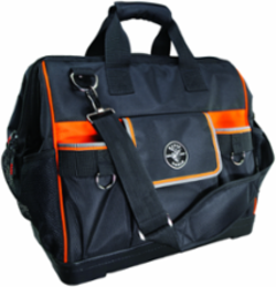 Tradesman Pro™ Wide-Open Tool Bag, 16 Inch, 42 Pockets, 1680d Ballistic Weave