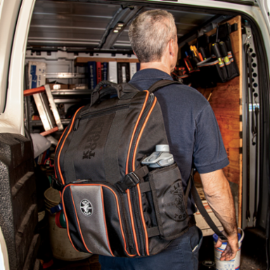 Tradesman Pro™ Tool Backpack, 21 Pockets, 745 cu in Capacity, 1680d Ballistic Weave