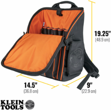 Tradesman Pro™ Tool Backpack, 21 Pockets, 745 cu in Capacity, 1680d Ballistic Weave