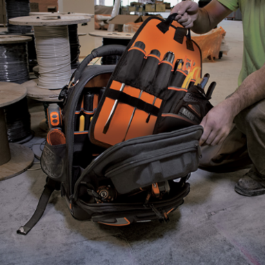 Tradesman Pro Tool Master Backpack, 19.5 Inch, 48 Pockets, Water Resistant