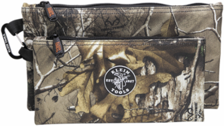 Camouflage Zipper Tool Pouches 12.5 Inch x 7 Inch & 10 Inch x 5.5 Inch