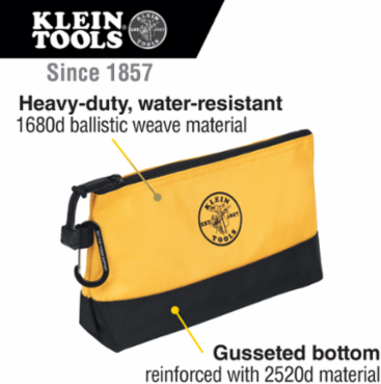 Stand-Up Zipper Bags - 5-Pack, Includes 14 Inch to 7 Inch Bags, Durable 1680d Polyester