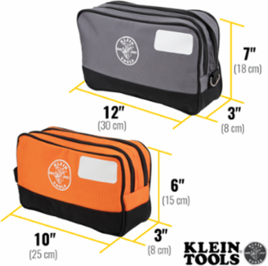 Double Zipper Tool Bag, 2-Pack
