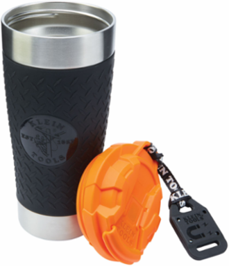 20-Ounce Vacuum Insulated Tumbler with Flip-top Lid, Stainless Steel