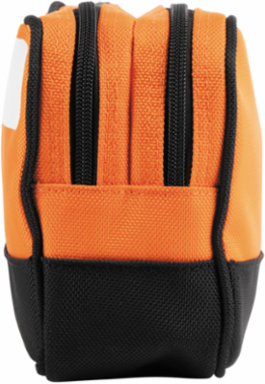 Double Zipper Bag, 10 x 6-Inch, Orange