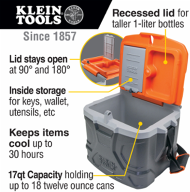 Tradesman Pro Tough Box Cooler 17-Quart, Insulation Polyurethane Foam, Supports 300 lb
