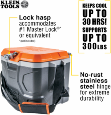 Tradesman Pro Tough Box Cooler 17-Quart, Insulation Polyurethane Foam, Supports 300 lb