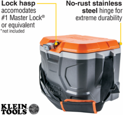 Tradesman Pro Tough Box Cooler 17-Quart, Insulation Polyurethane Foam, Supports 300 lb