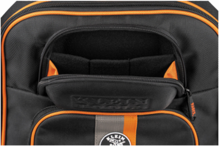 Tradesman Pro Rolling Tool Backpack, 25.5 Inch Height, 28 Pockets, Telescoping Handle
