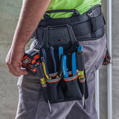 Tradesman ProTM Medium Tool Belt 31-34 Inch Waist, 2 Inch Wide, Click LockTM Modular