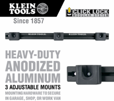 Tradesman ProTM Modular Wall Rack - Heavy-Duty Anodized Aluminum, 24 Inch Length