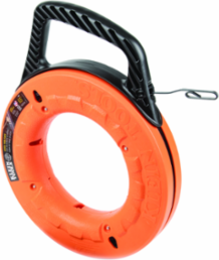 65-Foot Steel Fish Tape 1/8-Inch Wide with Laser-Etched Markings
