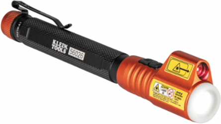 Inspection Penlight with 70 Lumen LED & Class 3R Red Laser Pointer
