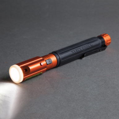 Inspection Penlight with 70 Lumen LED & Class 3R Red Laser Pointer
