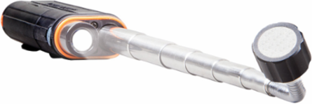 Telescoping Magnetic LED Light & Pickup Tool, 22 Inch Extension, 25 Lumens