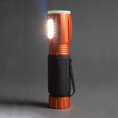 LED Flashlight & Work Light, 235 Lumens, 6 Hour Battery Life, IP67 Rated