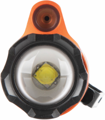 Rechargeable LED Flashlight with Laser, 350 Lumens, 10-Foot Drop Protection