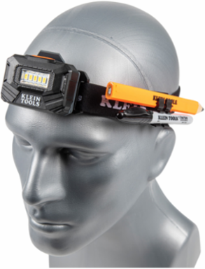 Rechargeable LED Headlamp - 260 Lumens, Adjustable Fabric Strap, Battery Gauge