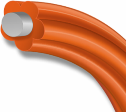Multi-Groove Fiberglass Fish Tape, 200 Feet, Non-Conductive Nylon Eyelet