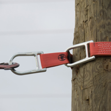Nylon Pole Sling, 39 Inch Length, Rated Capacity 3000 lb Choke Hitch, 4700 lb Basket Hitch