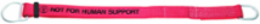 Nylon Pole Sling, 39 Inch Length, Rated Capacity 3000 lb Choke Hitch, 4700 lb Basket Hitch