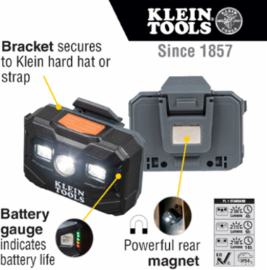 Rechargeable Headlamp, 300 Lumens, 14-Hour Runtime, Magnetic Mount, 6-Foot Drop Protection