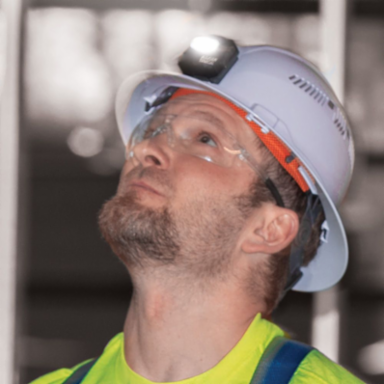 Rechargeable Headlamp, 400 Lumens, Silicone Strap, 12-Hour Runtime