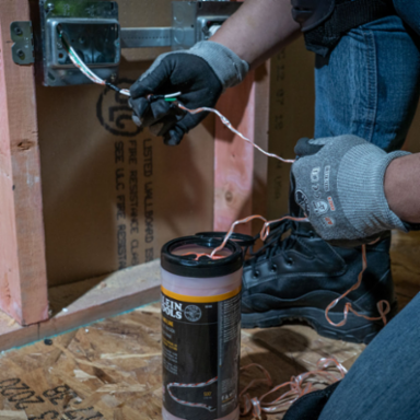 500 Foot Poly Pull Line with Orange Tracer, 210 lb Tensile Strength