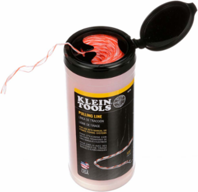 500 Foot Poly Pull Line with Orange Tracer, 210 lb Tensile Strength