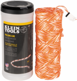 500 Foot Poly Pull Line with Orange Tracer, 210 lb Tensile Strength