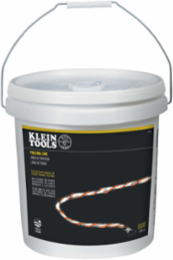 6500-Foot Poly Pull Line, Rot & Mildew Resistant, 210 lb Tensile Strength, Orange/White