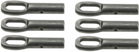 Fiberglass Fish Tape Replacement Eyelets 6-Pack, 1.5 Inch Length, Made in USA