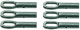 Fiberglass Fish Tape Replacement Eyelets 6-Pack, 1.5 Inch Length, Made in USA