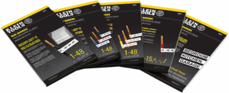 Wire Marker Book, 1-48, Vinyl Coated Cloth, 0.25 Inch x 1.5 Inch Labels