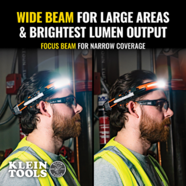 Wide-Beam Headlamp with Strap
