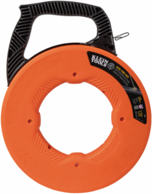 Steel Fish Tape 1/8 Inch x 120 Foot, High-Carbon Steel, Wire Pulling