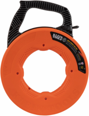 50-Foot Multi-Groove Fiberglass Fish Tape with Non-Conductive Nylon Tip