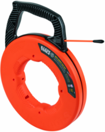 50-Foot Multi-Groove Fiberglass Fish Tape with Non-Conductive Nylon Tip