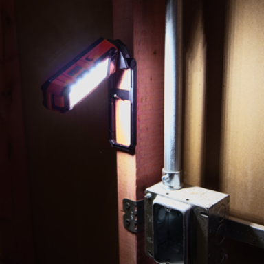 Rechargeable Personal Work Light - 460 Lumens, 9 Hour Battery Life, IP54 Rated