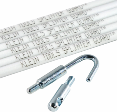 Mid-Flex Glow Rod Set, 9 Feet - 6 Rods, 3/16 Inch Diameter, Fiberglass