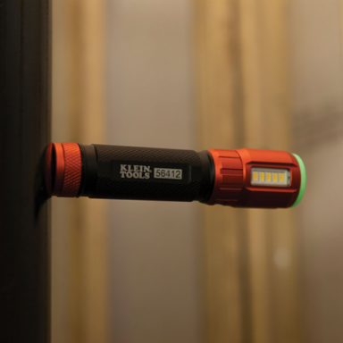 Rechargeable LED Flashlight with Work Light, 500 Lumens, IP66 Water-Resistant