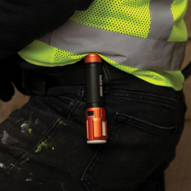 Rechargeable LED Flashlight with Work Light, 500 Lumens, IP66 Water-Resistant