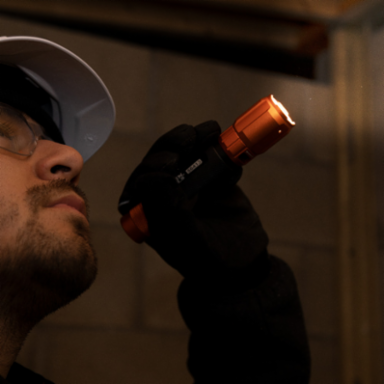 Rechargeable LED Flashlight - 1000 Lumens, 6.3 Inch, IP64 Water-Resistant