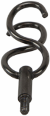 Double-S Hook Fish Rod Attachment, Stainless Steel, 0.8 Inch Width, 3 Inch Length