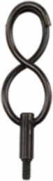 Double-S Hook Fish Rod Attachment, Stainless Steel, 0.8 Inch Width, 3 Inch Length