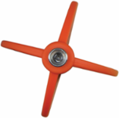 Replacement Whisk Attachment for Fish Rod, 1.7 Inch Height, Polypropylene & Stainless Steel